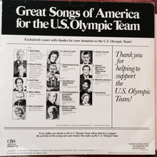 Load image into Gallery viewer, Various : Great Songs Of America For The U.S. Olympic Team (LP, Comp)