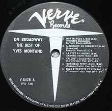 Load image into Gallery viewer, Yves Montand : On Broadway...The Best Of Yves Montand (LP, Comp, Mono)
