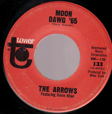 Davie Allan & The Arrows : Moon Dawg '65 / Dance The Freddie (7