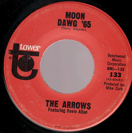 Davie Allan & The Arrows : Moon Dawg '65 / Dance The Freddie (7