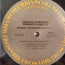 Load image into Gallery viewer, Leopold Stokowski Conducts Jean Sibelius, National Philharmonic Orchestra : Symphony No. 1 / Swan Of Tuonela (LP, Album, Quad)