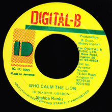 Load image into Gallery viewer, Shabba Ranks : Who Calm The Lion (7")