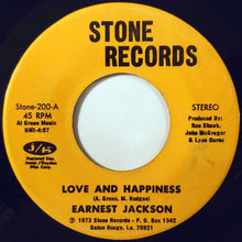 Load image into Gallery viewer, Earnest Jackson : Love And Happiness / Hogwash (7&quot;, Single)