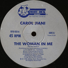 Load image into Gallery viewer, Carol Jiani : The Woman In Me / Mercy (12&quot;)