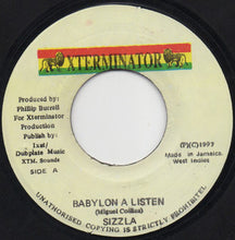 Load image into Gallery viewer, Sizzla : Babylon A Listen (7", MP)