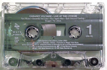 Load image into Gallery viewer, Cabaret Voltaire : Live At The Lyceum (Cass, Album, RE, SR,)