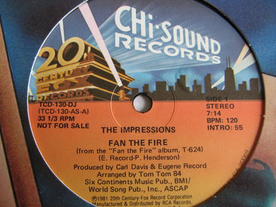 The Impressions : Fan The Fire (12