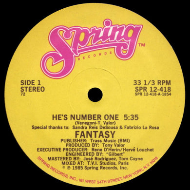 Fantasy (2) : He's Number One (12