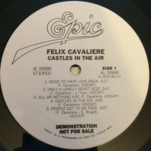 Load image into Gallery viewer, Felix Cavaliere : Castles In The Air (LP, Album, Promo)