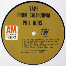Load image into Gallery viewer, Phil Ochs : Tape From California (LP)