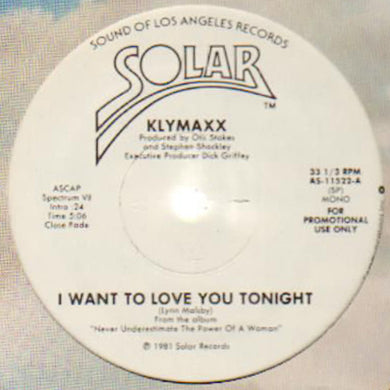 Klymaxx : I Want To Love You Tonight (12