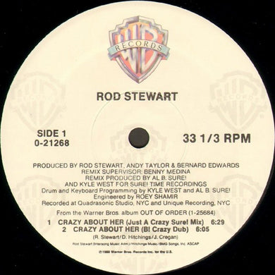 Rod Stewart : Crazy About Her (12
