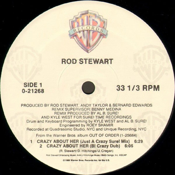 Rod Stewart : Crazy About Her (12