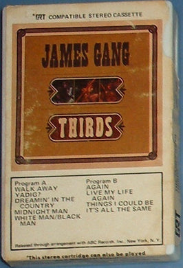 James Gang : Thirds (Cass, Album)