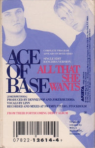 Ace Of Base : All That She Wants (Cass, Single)