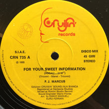 Load image into Gallery viewer, P.J. Marcus : For Your Sweet Information (12&quot;)