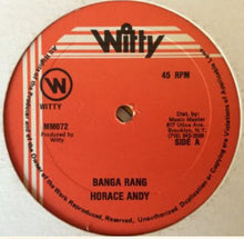 Load image into Gallery viewer, Horace Andy / Junior Wilson : Banga Rang / Rambo (12&quot;)