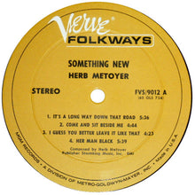 Load image into Gallery viewer, Herb Metoyer : Something New (LP, Album)