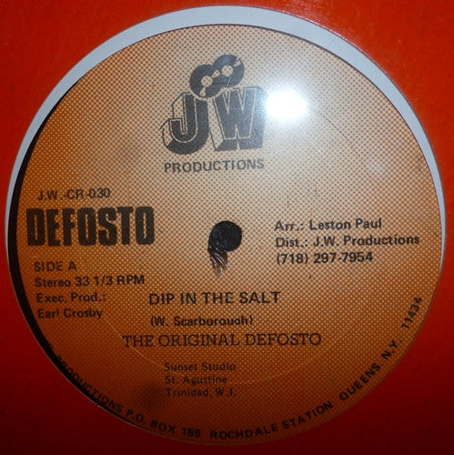 Defosto : Dip In The Salt / The Young And The Restless (12