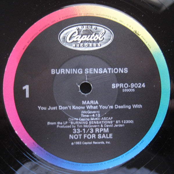 Burning Sensations : Maria (You Just Don't Know What You're Dealing With) (12