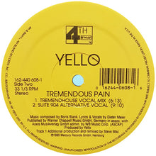 Load image into Gallery viewer, Yello : Tremendous Pain (12&quot;)
