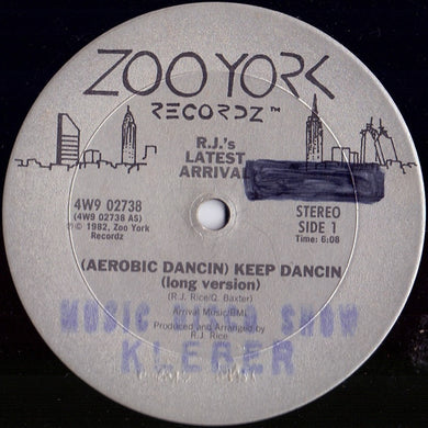 R.J.'s Latest Arrival : (Aerobic Dancin) Keep Dancin (12