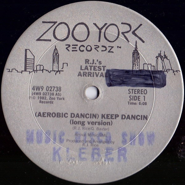 R.J.'s Latest Arrival : (Aerobic Dancin) Keep Dancin (12
