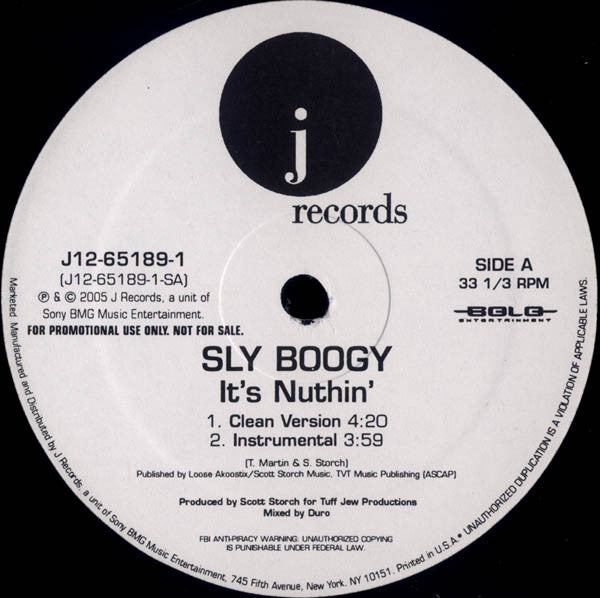 Sly Boogy - It's Nuthin' (12