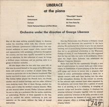 Load image into Gallery viewer, Liberace : At The Piano (2x7", EP, Gat)
