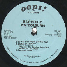Load image into Gallery viewer, Blowfly : Blowfly On Tour &#39;86 (LP, Album, Blu)