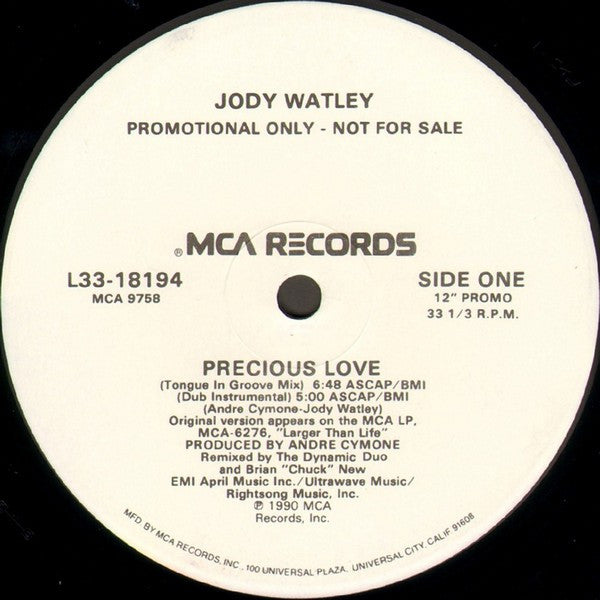 Jody Watley : Precious Love (12