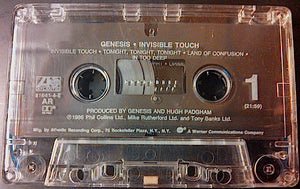 Genesis : Invisible Touch (Cass, Album, AR,)