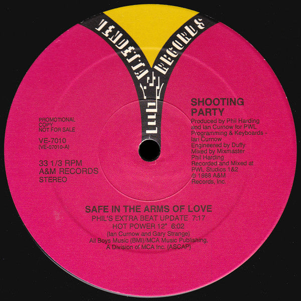 Shooting Party : Safe In The Arms Of Love (12