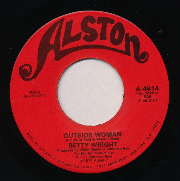 Betty Wright : Baby Sitter / Outside Woman (7