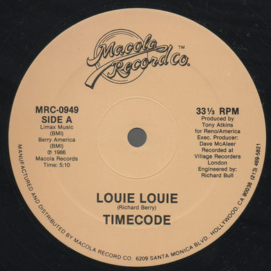 Time Code (4) : Louie Louie (12