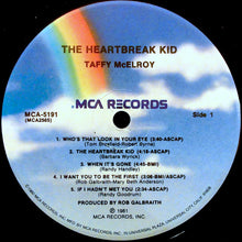 Load image into Gallery viewer, Taffy McElroy : The Heartbreak Kid (LP, Album)