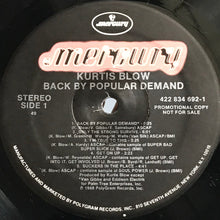 Load image into Gallery viewer, Kurtis Blow : Back By Popular Demand (LP, Promo)