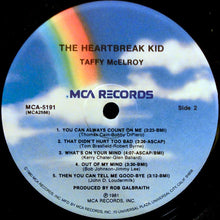 Load image into Gallery viewer, Taffy McElroy : The Heartbreak Kid (LP, Album)