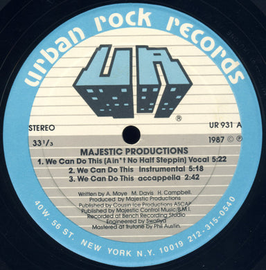 Majestic Productions : We Can Do This (Ain't No Half Steppin) / This Is The Jam (12