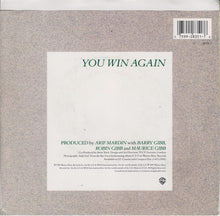 Load image into Gallery viewer, Bee Gees : You Win Again / Backtafunk (7", Single)