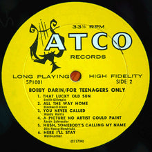 Load image into Gallery viewer, Bobby Darin : For Teenagers Only (LP, Album, Mono, Gat)