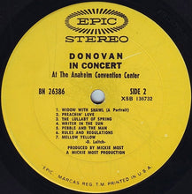 Load image into Gallery viewer, Donovan : Donovan In Concert (LP, Album)