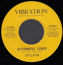 Load image into Gallery viewer, Sylvia Robinson : Automatic Lover (7")