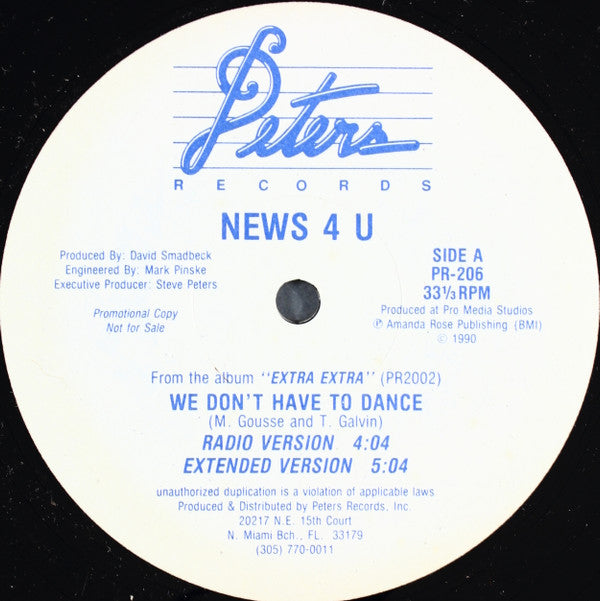 News 4 U : We Don't Have To Dance (12