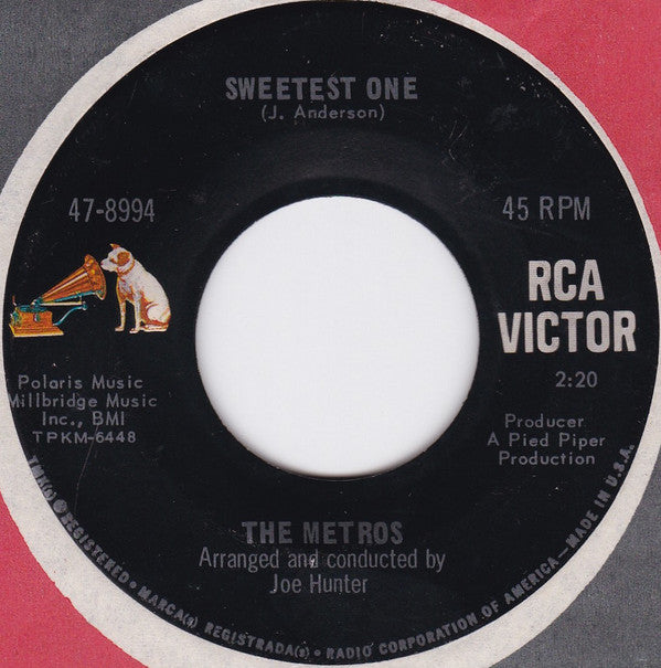 The Metros : Sweetest One / Time Changes Things (7