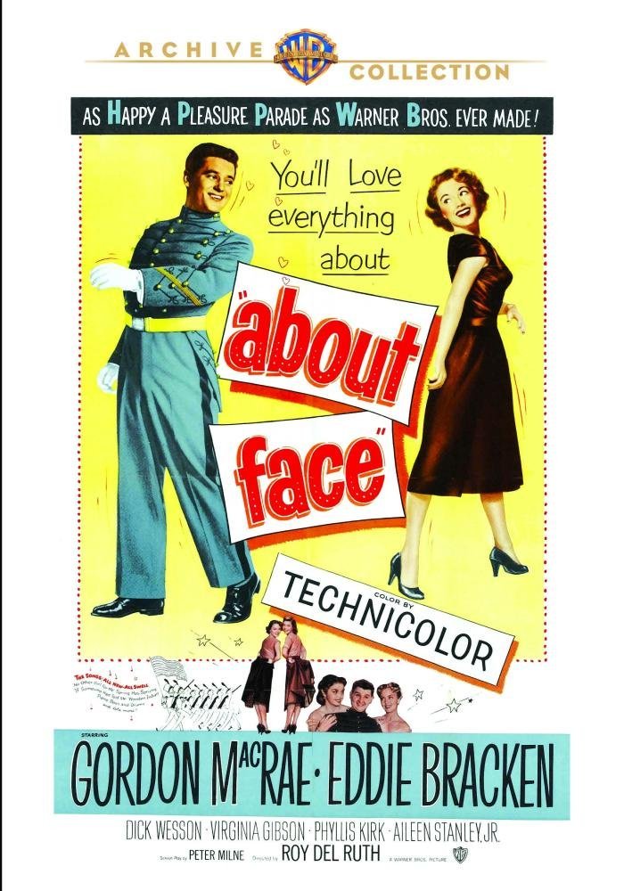 About Face - DVD - 1951 Gordon MacRae, Eddie Bracken, Dick Wesson