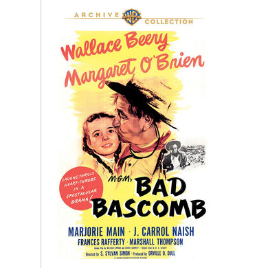 Bad Bascomb - DVD - 1946 Wallace Beery, Margaret O'Brien, Marjorie Main