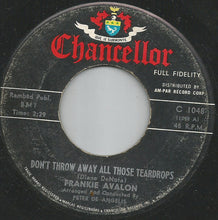 Load image into Gallery viewer, Frankie Avalon : Don't Throw Away All Those Teardrops / Talk, Talk, Talk (7", Single)