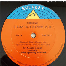 Load image into Gallery viewer, Pyotr Ilyich Tchaikovsky - The London Symphony Orchestra, Sir Malcolm Sargent : Symphony No. 5, In E Minor, Opus 64 (LP, Album)