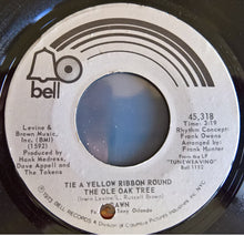 Load image into Gallery viewer, Dawn (5) Featuring Tony Orlando : Tie A Yellow Ribbon Round The Ole Oak Tree (7", Single, PRC)